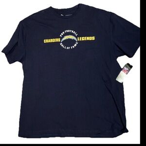 NWT  NFL Chargers Legends Pro Football Hall Of Fame Shirt Men Size XL